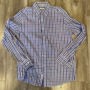 IZOD - Purple Checkered Dress Shirt